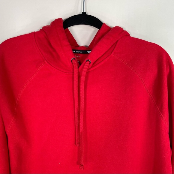 Tek Gear Red Pull Over Hoodie Sweatshirt - Picture 4 of 5
